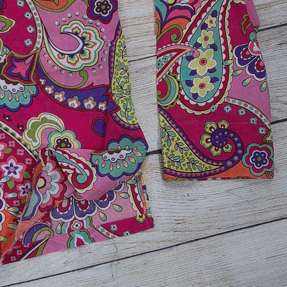 Vera Bradley Pink Swirls Pajama Top - Picture 5 of 10